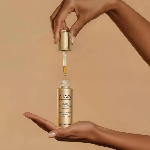 Vista 5 de AHAVA Crystal Osmoter X6 Serum - Revolucionario refuerzo juvenil y reducción intensa de arrugas, mejora el brillo juvenil y reafirmante, enriquecido