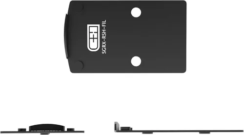 Vista 3 de C+H Placa adaptadora de óptica de precisión para SIG P320 RX/Pro Series con Romeo 1 Pro Optic Ready Cut y Trijicon RMR/SRO/RCR, Holosun