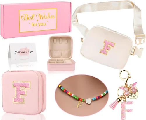 Vista 15 de Riñonera personalizada para niñas, Blanco Rosa, Small