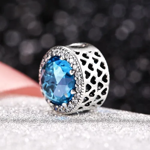 Vista 2 de Pandora Plata Bead 791725NBS Mujer Zircons