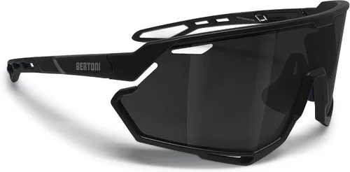 Vista 9 de Bertoni Gafas de sol deportivas para ciclismo MTB Running para hombres y mujeres en TR90 lente ancha antivaho mod. ALPHA NUEVO