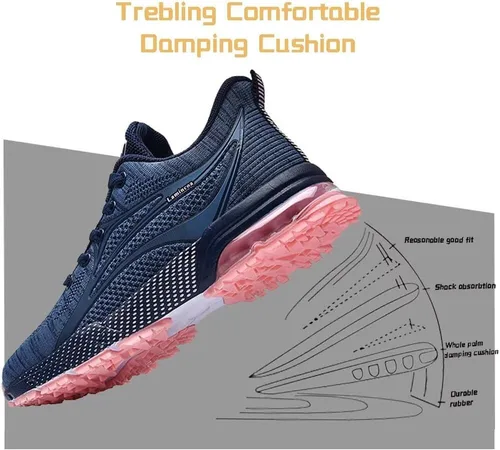 Vista 5 de Lamincoa Zapatos deportivos para correr, antideslizantes, para mujer