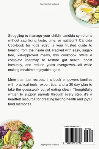 Vista 2 de Candida Cookbook For kids 2025 Simple, Healing Recipes to Cleanse, Fight Yeast, and Rebuild Your Childs Gut and Immune Health