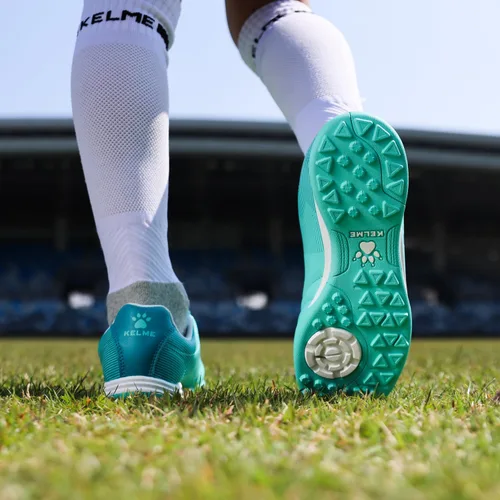 Vista 6 de KELME TF Turf - Tenis de fútbol para hombre, atléticos, antideslizantes, con amortiguación, para deportes de interior, transpirables, zapatos