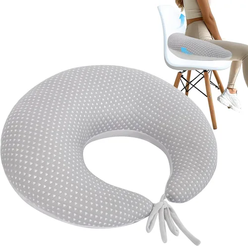 Vista 8 de Almohada BBL Después de la Cirugía para Dormir Sentado, Cojín Donut para Hemorroides, Cojín de Apoyo para Caderas, Almohada BBL de Algodón