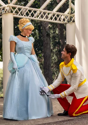 Vista 4 de Disfraz Premium Disney de Cenicienta para Mujer Multicolor