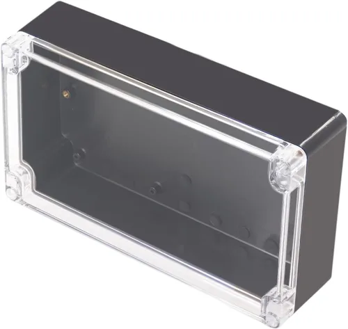 Vista 16 de Caja de proyecto IP65 Caja de conexiones impermeable ABS cajas eléctricas negras para bricolaje, Estuche electrónico para proyectos de energía, Caja