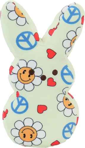Vista 28 de Animal Adventure Peeps 4" Juguete de peluche de conejo Palm Pet coleccionable Azul