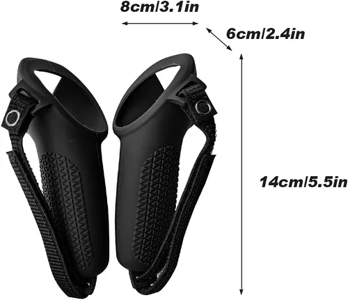 Vista 8 de EKDJKK Cubierta de agarre para control táctil cubierta de mango de realidad virtual de repuesto funda protectora con mango antilanzamiento