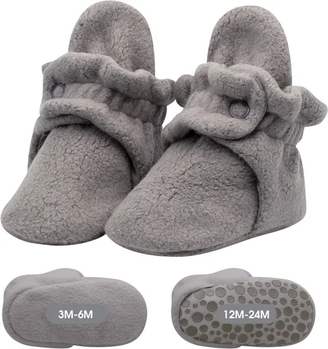 Vista 18 de Zutano Botines de forro polar unisex para bebé, con cierre de dos broches, de recién nacido a 24 meses Rosa bebé