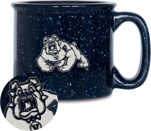 Vista 106 de Rico Industries NCAA Speckle 12oz Laser Engraved Campfire Mug