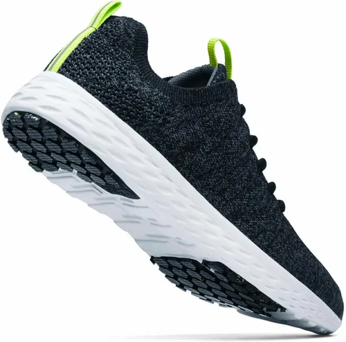 Vista 8 de Shoes for Crews Everlight ECO, zapatos de trabajo antideslizantes para hombre, transpirables, ligeros, con cordones, resistentes al agua, NegroGris