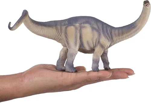 Vista 4 de MOJO Figura de juguete pintada a mano de dinosaurio realista de brontosaurio de lujo