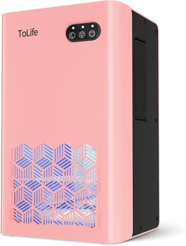 Vista 13 de ToLife Deshumidificador para el hogar, deshumidificadores de 1000 pies cuadrados para sótano, dormitorio, baño, con tanque de agua de 95 onzas