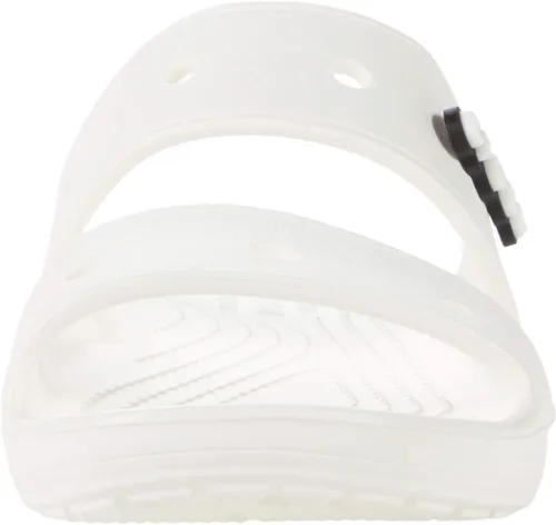 Vista 5 de Crocs Sandalias clásicas unisex de dos correas para adultos, Blanco