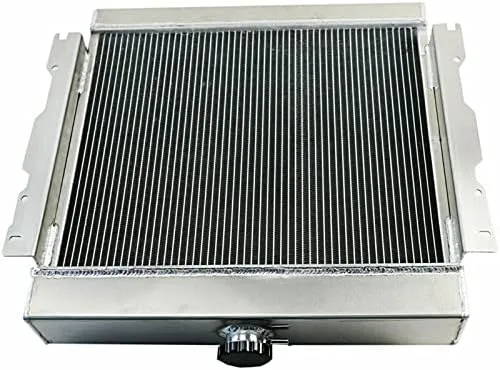 Vista 4 de Radiador de aluminio de 3 filas para 73-79 Dodge D/W/B 100 150 200 series y 74-79 Plymouth PB 100/200/300 series 3 radiador de filas
