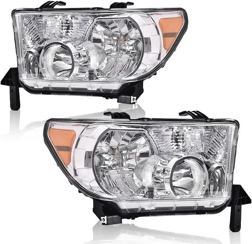 Vista 19 de GRAND ORANGE Headlights Compatible with Ford F150 Bronco 1992-1996 Chrome