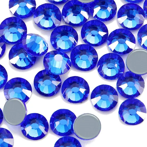 Vista 28 de Dowarm 1440 diamantes de imitación de cristal termofijos, cristales de fijación en caliente para ropa de manualidades, cristal de parte trasera