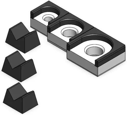 Vista 41 de Kit Organizador de Trinquete MagAttach (1/2", Negro/Negro)