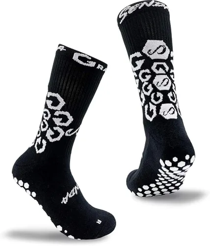 Vista 5 de SENDA Ushuaia Pro 2.0 - Zapatos de fútbol americano para interiores, cancha y fútbol sala (9.5 de hombre10.5 de mujer) y calcetines de agarre