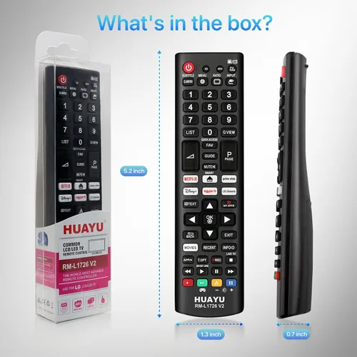 Vista 8 de Nuevo control remoto universal para todos los controles remotos de TV LG, reemplazo actualizado para LG Smart TV con 6 botones de acceso directo