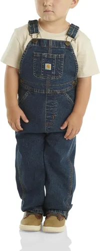 Vista 2 de Carhartt - Peto de jean lavado CM8665 para niños - Niños