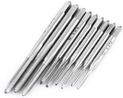 Vista 9 de Walfront Juego de 30 piezas de troqueles de grifo métrico, roscado de tornillo, kit de herramientas manuales con llave ajustable M1 M1.1 M1.2 M1.4