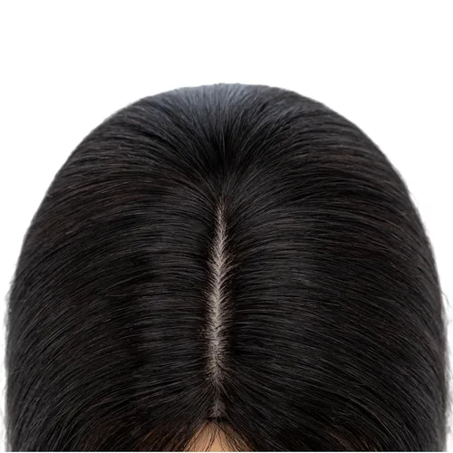 Vista 158 de Rich Choices Pelucas con topper de cabello para mujeres, cabello humano real 100% Remy, sin flequillo, para mujeres con adelgazamiento en la parte