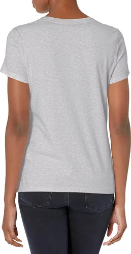 Vista 2 de Calvin Klein Performance Women's Woven Logo Patch Short Sleeve Crew Neck Tee