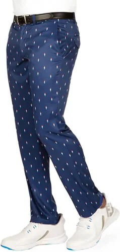 Vista 2 de Tipsy Elves Pantalones de golf para hombre, elásticos en 4 direcciones, resistentes a las arrugas, atléticos de golf