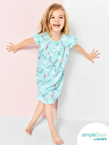Vista 4 de Simple Joys by Carter's Paquete de 2 camisones para niñas