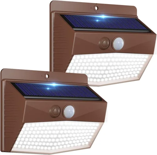 Vista 8 de Peasur 1 paquete de luces solares con sensor de movimiento para exteriores