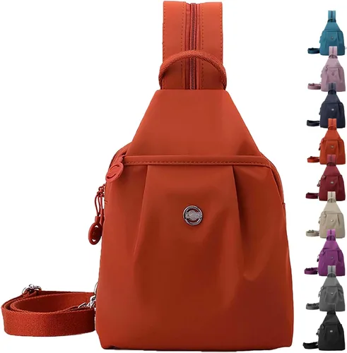 Vista 8 de Preferablen Waterproof 2-Way Commuter Bag, Large Capacity Oxford Convertible Shoulder Travel Bag, Anti-Theft Travel Tote, Small Backpack Purse