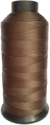 Vista 12 de UV Resistant Bonded Polyester Sewing Thread for Upholstery, Outdoor, Marine (Army tan, Tex 70)