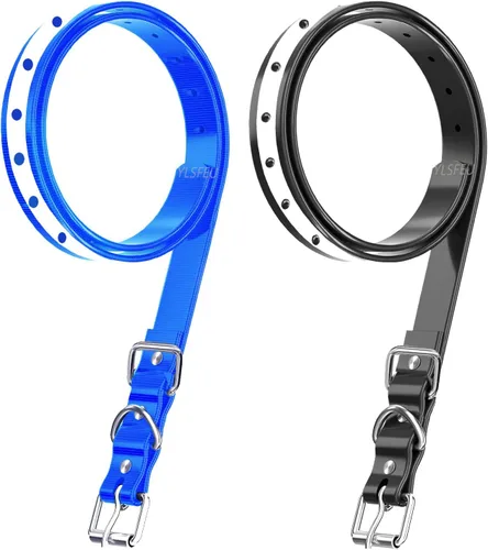 Vista 20 de Correa de collar para perros ETPET para la mayoría de receptores de collar de entrenamiento electrónico: Correa de TPU para mascotas, ajustable