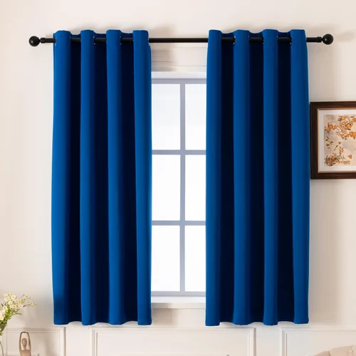 Vista 72 de Pickluc - Paneles de cortinas opacas con ojales, cortinas para bloquear la luz para el dormitorio, aisladas térmicamente, reducción de ruido