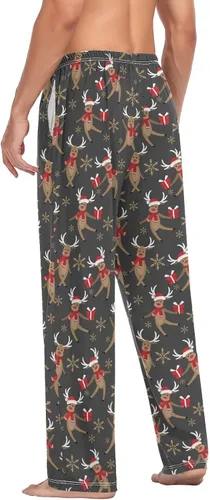 Vista 6 de Pumkin Candy Happy Halloween Pajama Pants Mens Lounge Pants Super Soft Men Pajama Bottoms with Drawstring & Pockets