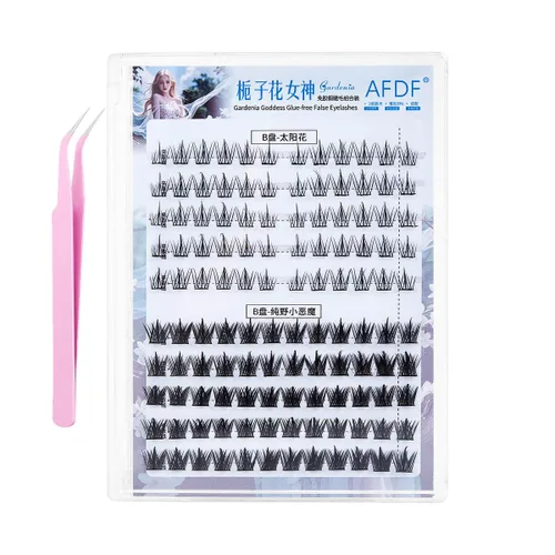 Vista 21 de Extensión de Pestañas DIY Efecto 3D Natural Individual 9/11/12mm Pestañas 80 Racimos Pestañas de Volumen Set Mixto, Extensión de Pestañas Caseras