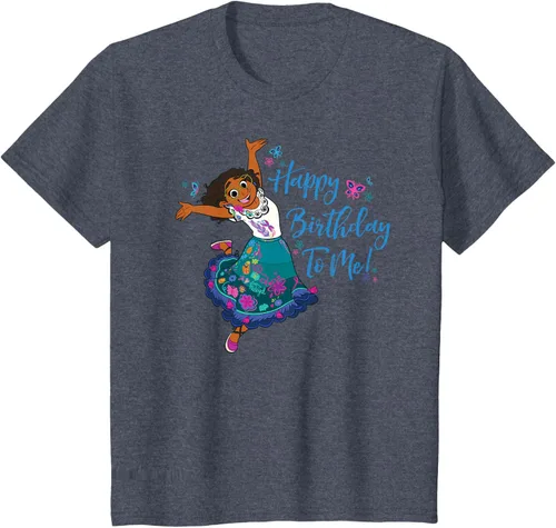 Vista 15 de Disney Camiseta Encanto Mirabel Madrigal ¡Feliz cumpleaños a mí! Negro