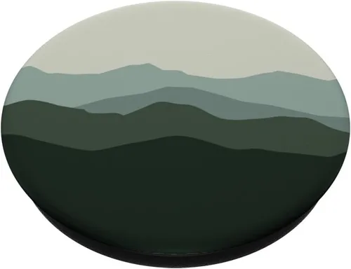 Vista 2 de PopSockets PopSockets intercambiables con diseño de paisaje de montaña moderno minimalista