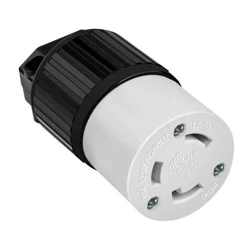 Vista 9 de ENERLITES NEMA L5-30P - Conector de bloqueo para generador, color negro