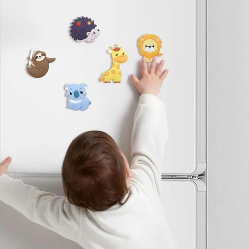 Vista 8 de SUPINEEDO Imanes para Refrigerador para Niños de 1 a 3 años, Imanes de Animales para Niños, Regalo Educativo y Ocupacional para Bebés, Imanes