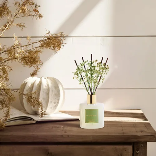 Vista 5 de Difusor de Varillas Cocorrína - Difusor Aromatizante con Aroma de Arroyo de Bambú con 8 Varillas, Difusor de Fragancia para Hogar, Decoración
