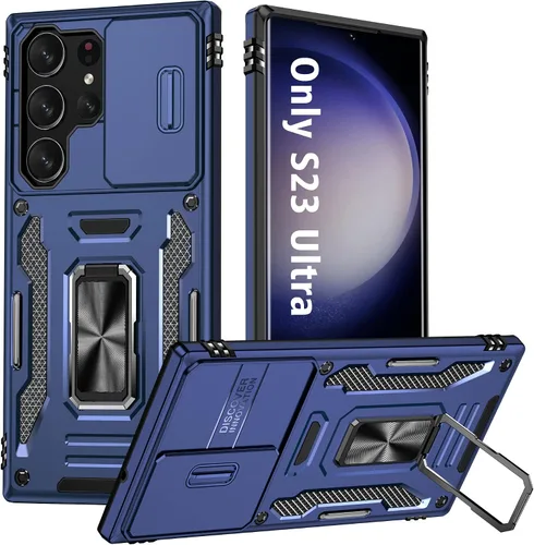 Vista 22 de ANGELAS - Funda a prueba de golpes para Samsung Galaxy S23 Plus, parachoques de silicona TPU con protección anticaídas, cubierta deslizante