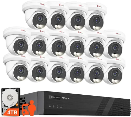 Vista 11 de Anpviz sistema de la cámara de seguridad de 8CH 4K PoE, cámaras IP