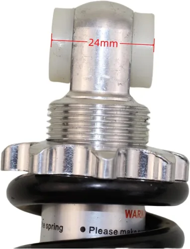 Vista 5 de Trkimal Muelle de Suspensión del Amortiguador Trasero, Amortiguador Trasero para Scooter de Gas, Bicicleta Eléctrica, Minimoto, Bicicleta de Tierra