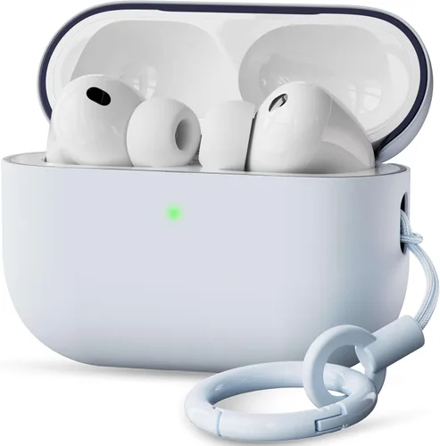 Vista 8 de VEIRRW for AirPods Pro 3 Case,Full Protective Hybrid Silicone Semi Hard Shell Triple Layer case Compatible with AirPods Pro 3rd Generation 2025