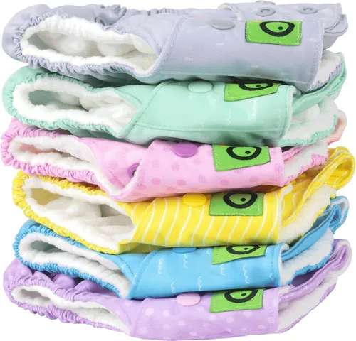 Vista 6 de ZOOCCHINI Pañal de bolsillo reutilizable para bebé/niño pequeño con 2 insertos (Allie The Alicorn)
