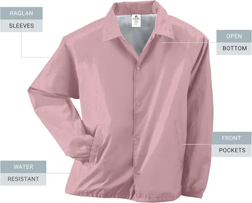 Vista 2 de Augusta Sportswear Chaqueta de entrenador de nailon para hombre/forrada