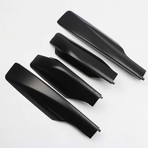 Vista 3 de Cubierta para patas de portaequipajes para portaequipajes, cubierta de protección de extremo de riel de la barra, repuesto negro para RAV4 RAV 4
